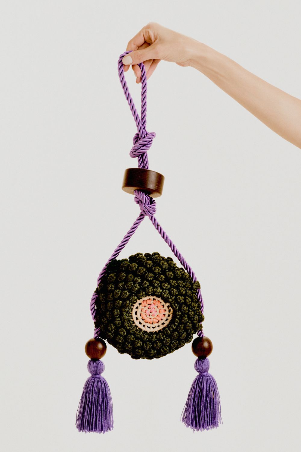 Green Eagle Eye Biju Bag