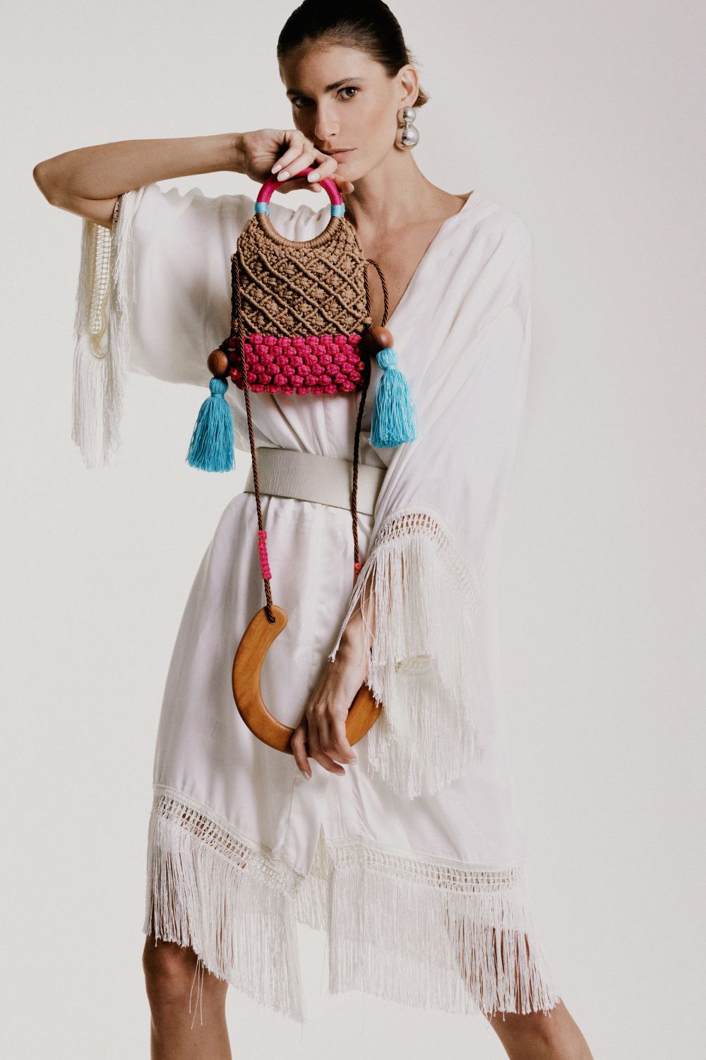 Pink Horseshoe Bag