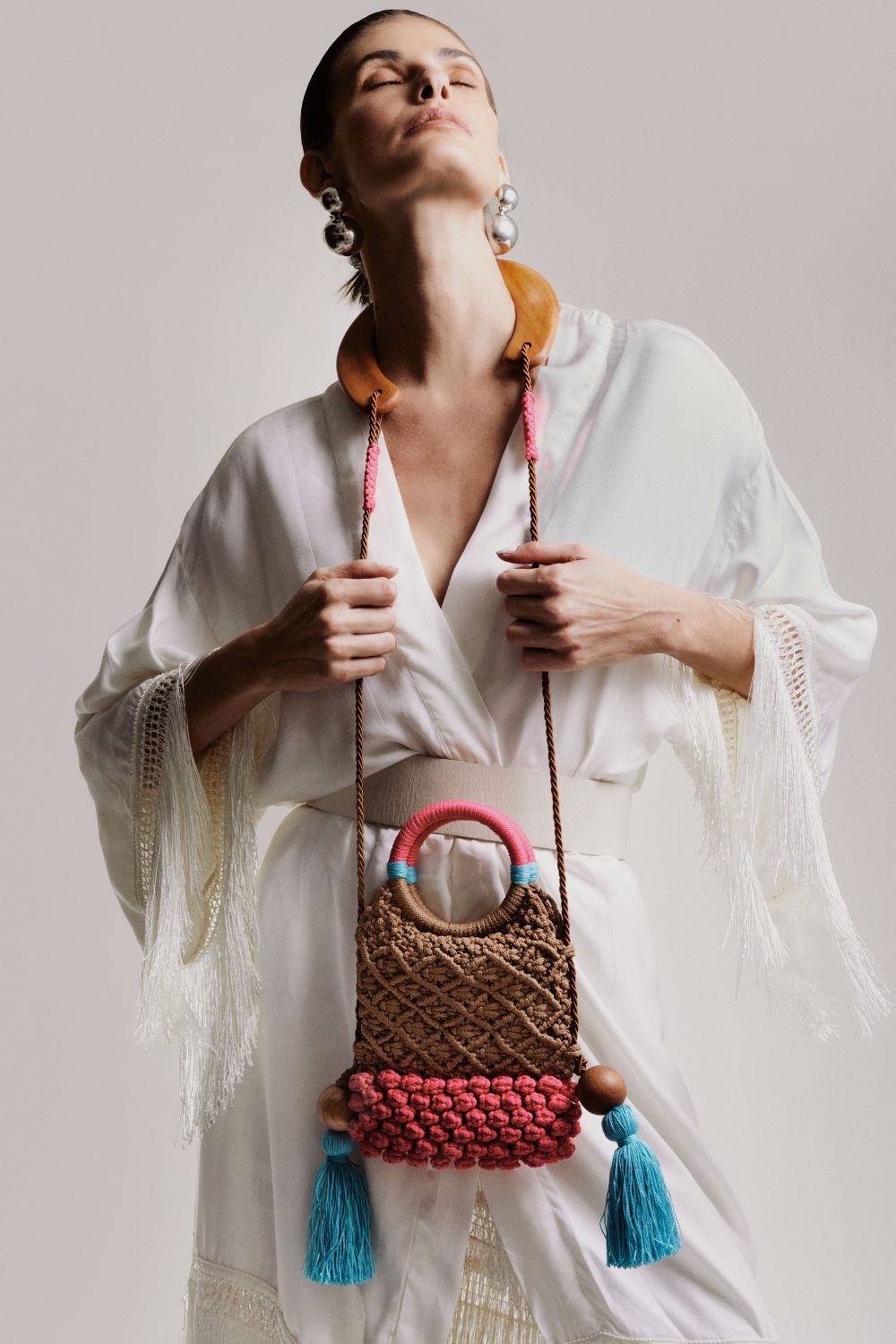 Pink Horseshoe Bag