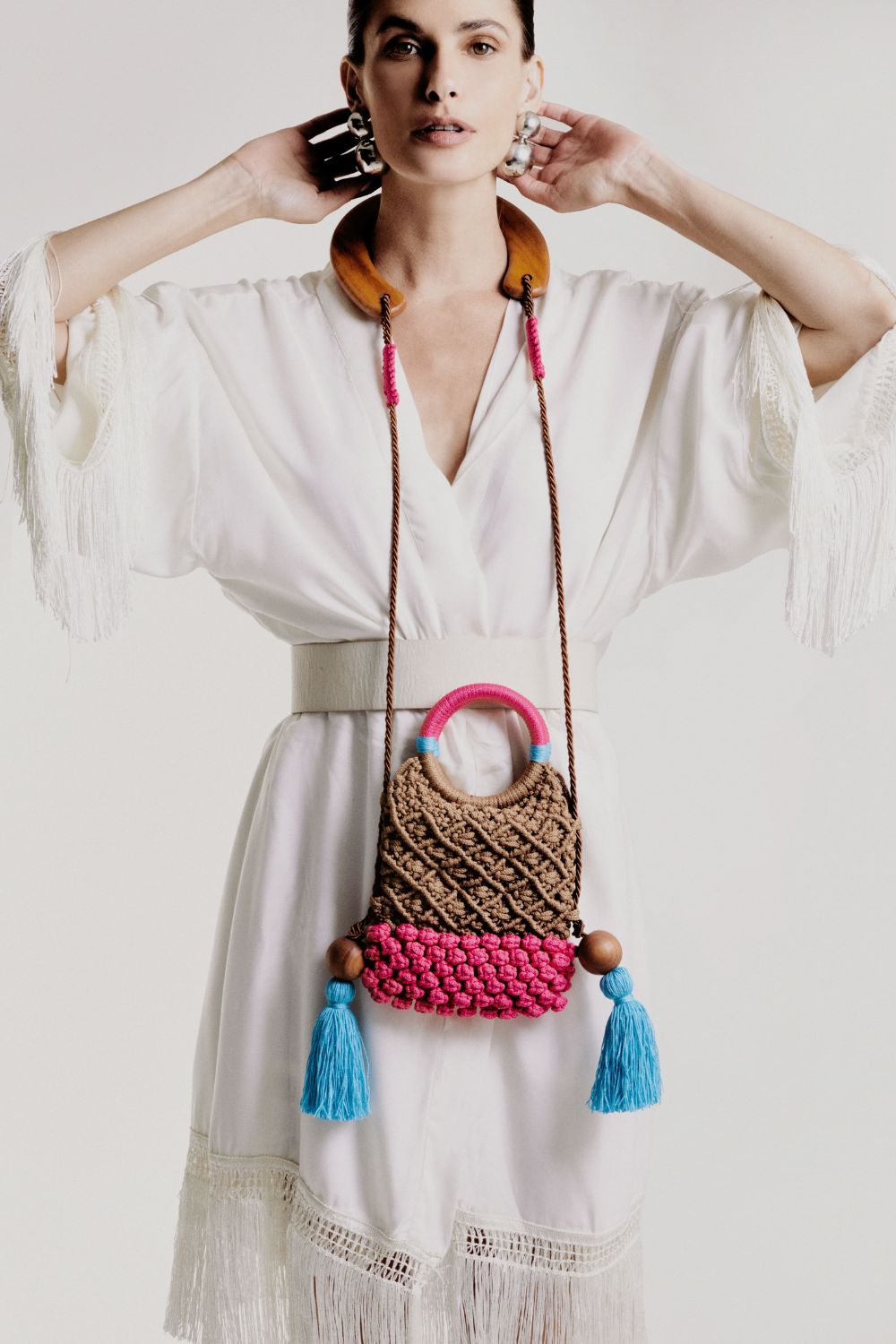 Pink Horseshoe Bag