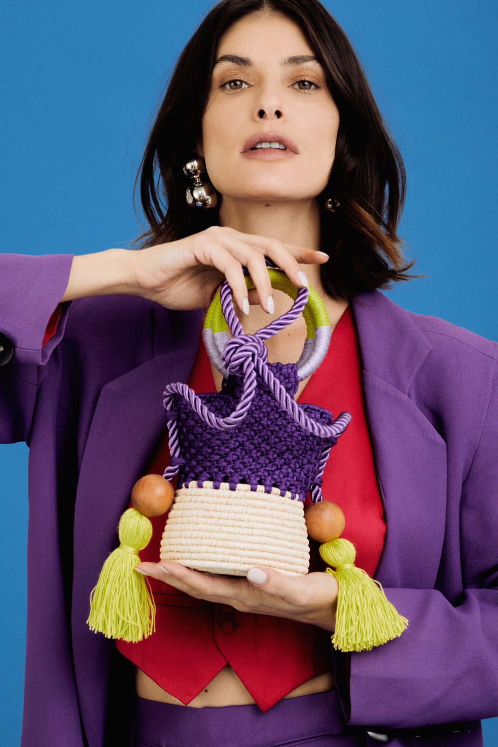 Mini Biju Purple Bag