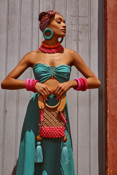 Pink Horseshoe Bag