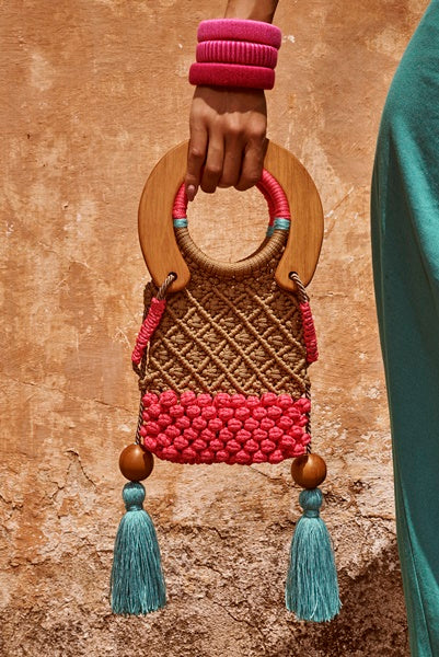 Pink Horseshoe Bag
