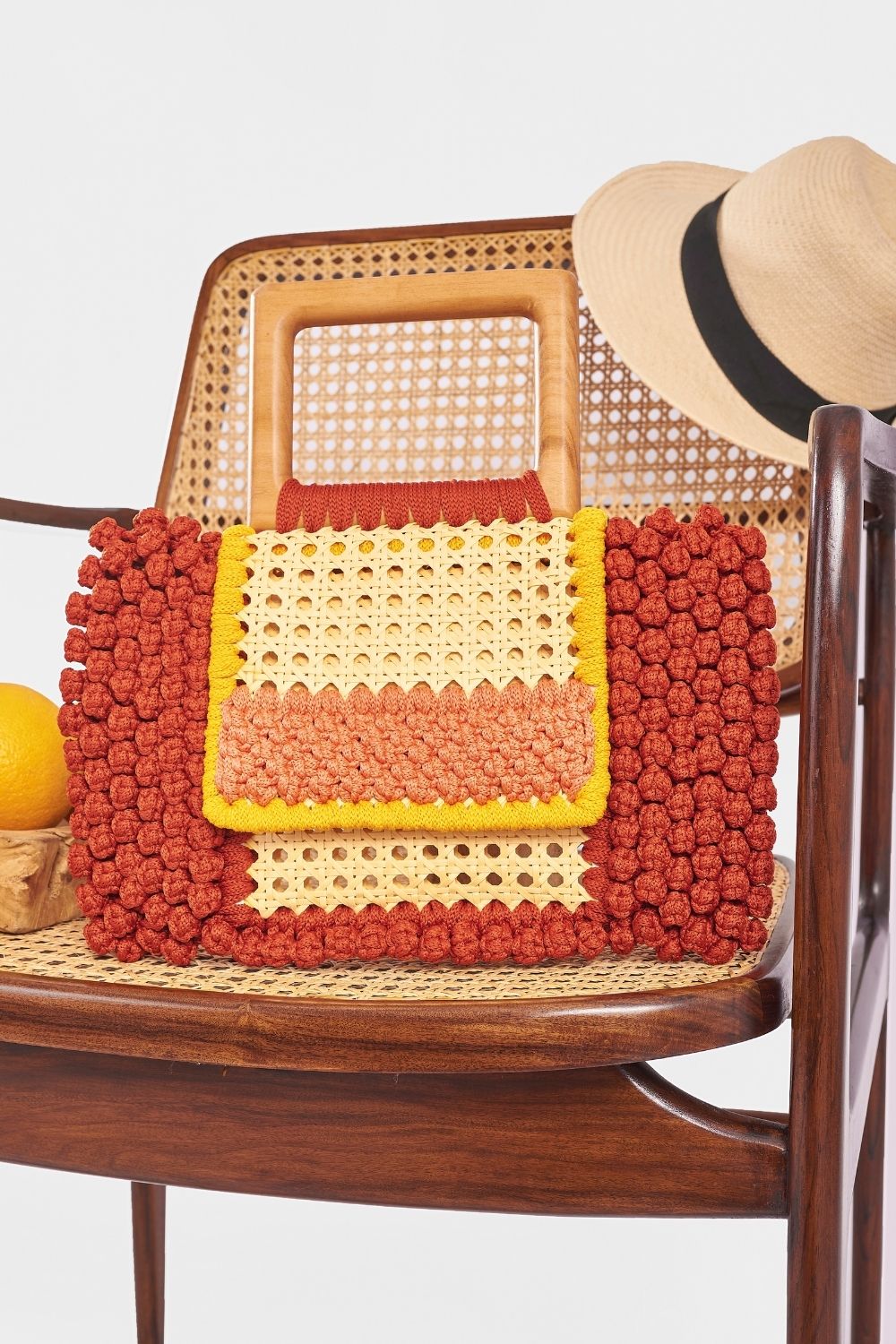 Orange Clutch Bag