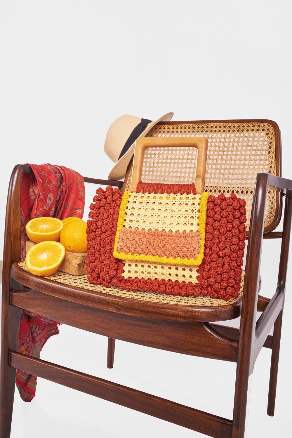 Orange Clutch Bag