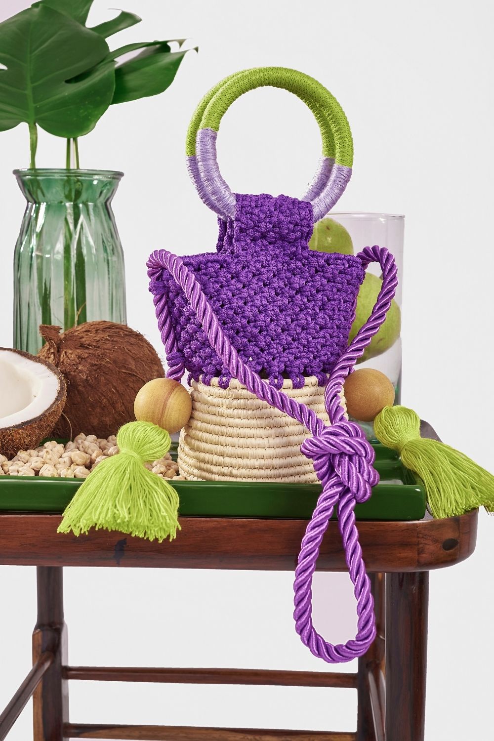 Mini Biju Purple Bag