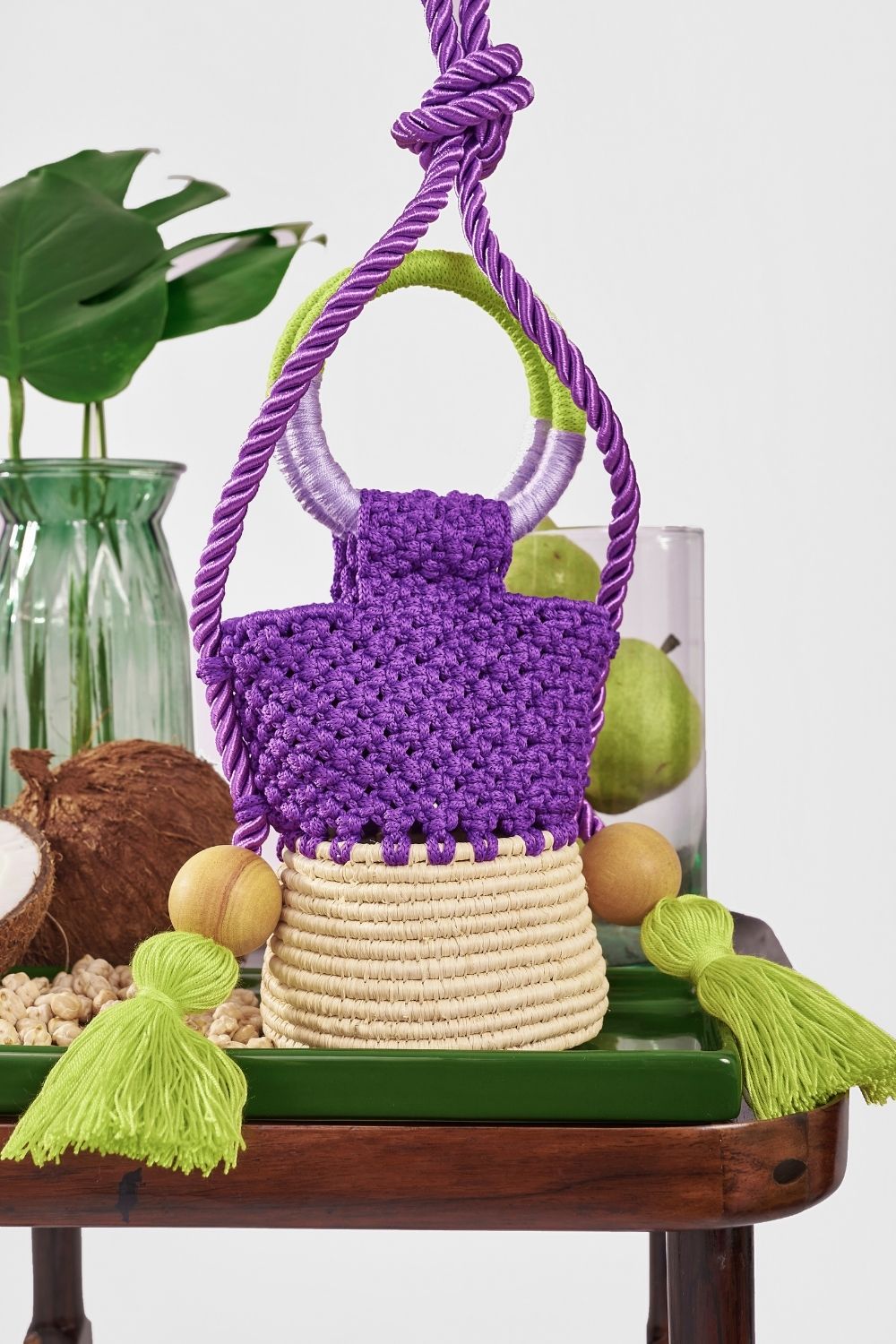 Mini Biju Purple Bag